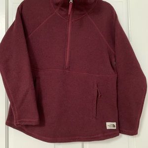 Woman’s Burgundy w/tiny bit of black in the color- Pullover Fleece